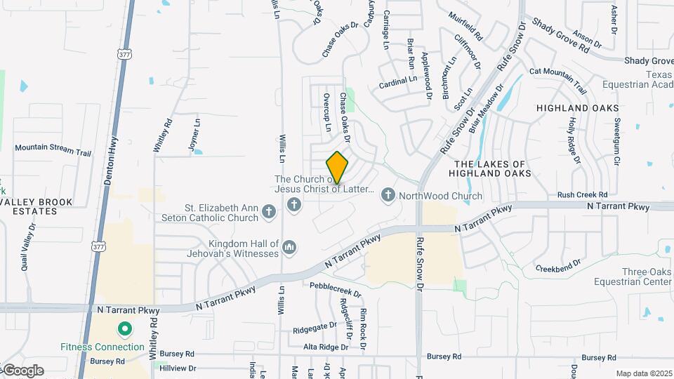 429 Vasey Oak Dr Map and Location Details