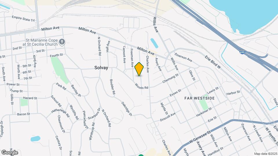 222 Caroline Ave Map and Location Details