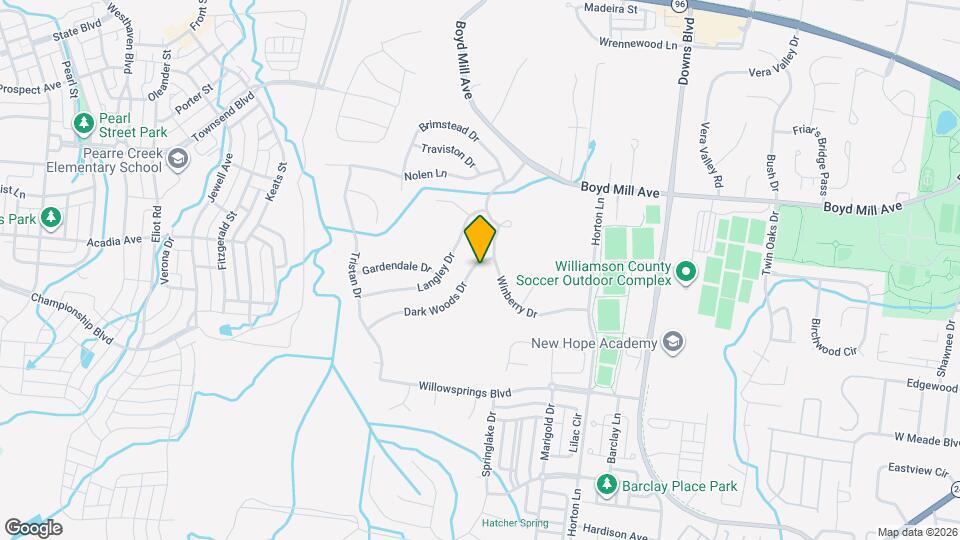 3205 Dark Woods Dr Map and Location Details