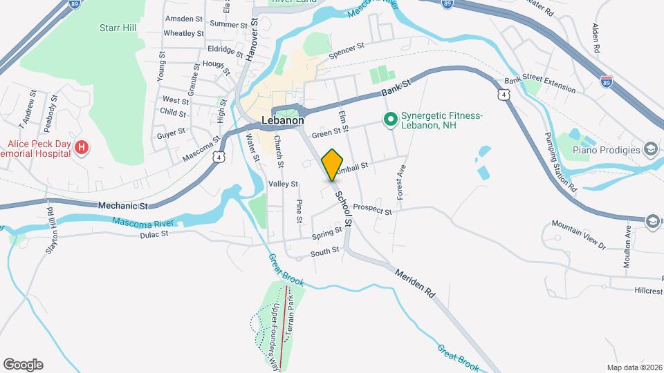 44 School St Map and Location Details