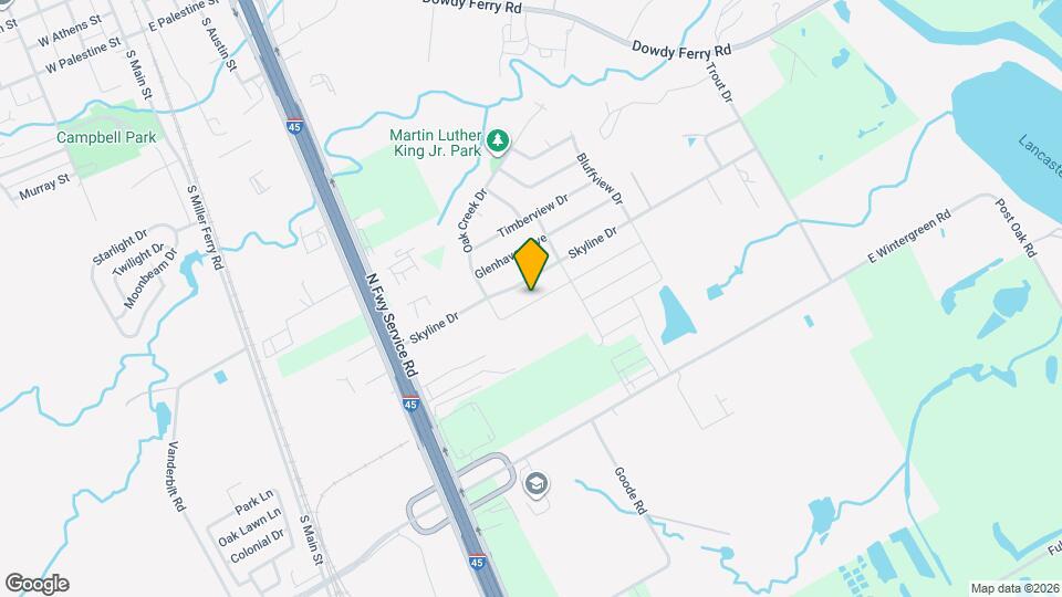 1033 Crestview Dr Map and Location Details