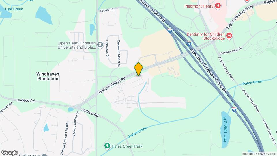 136 Hudson Bridge Terrace Map and Location Details