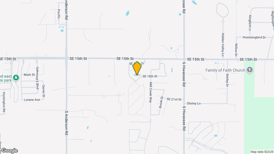 12529 SE 18th St Map and Location Details