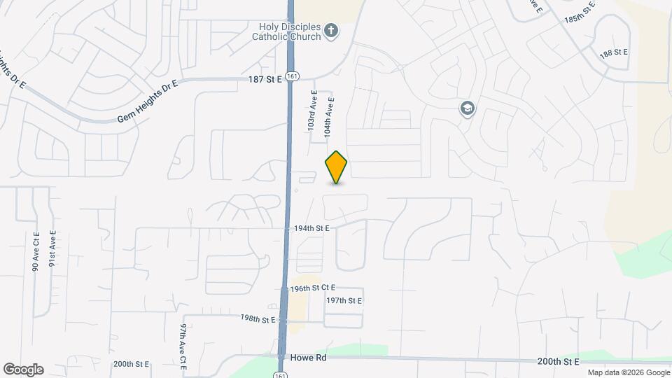 10321 192nd St Ct E Map and Location Details