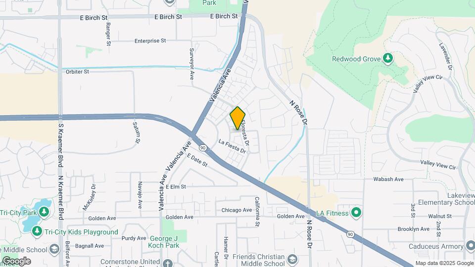 3540 La Mancha Dr Map and Location Details