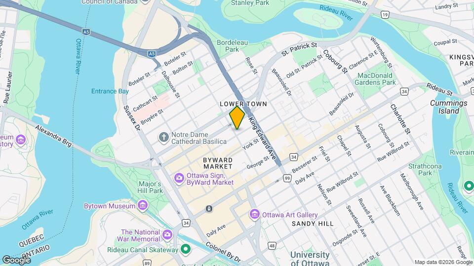 309 Cumberland St Map and Location Details