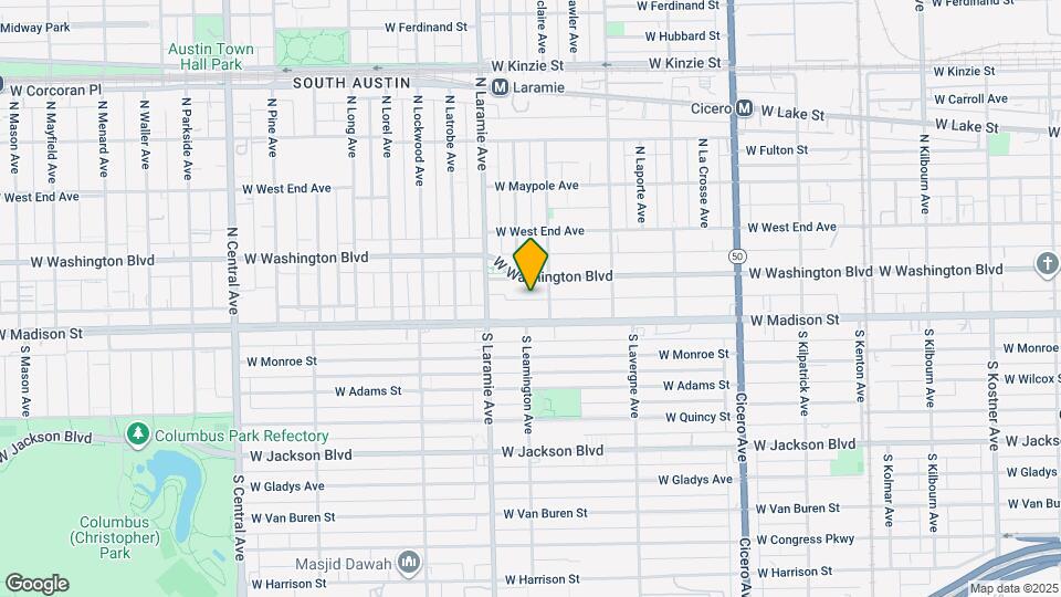 Austin Renaissance Mapa y Detalles de la Ubicación