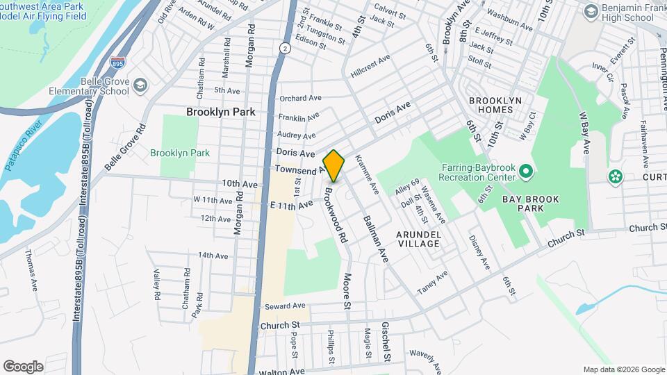 4921 Brookwood Rd, Unit 1 Mapa y Detalles de la Ubicación