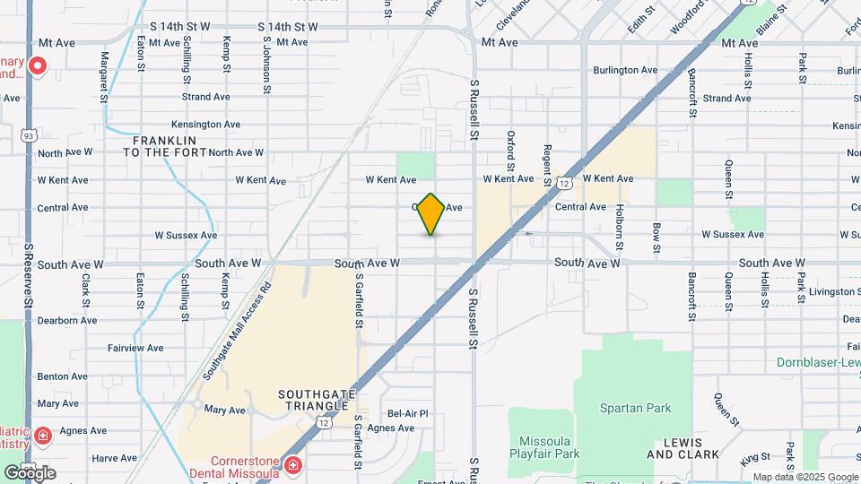 1601 W Sussex Ave Map and Location Details