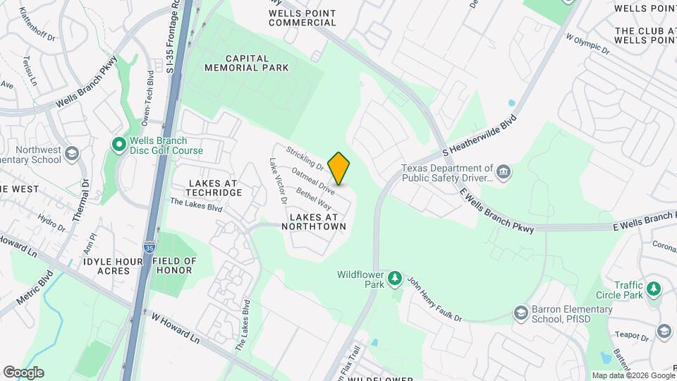 828 Oatmeal Drive Map and Location Details