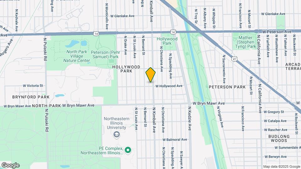 5700 N Kimball Ave Map and Location Details