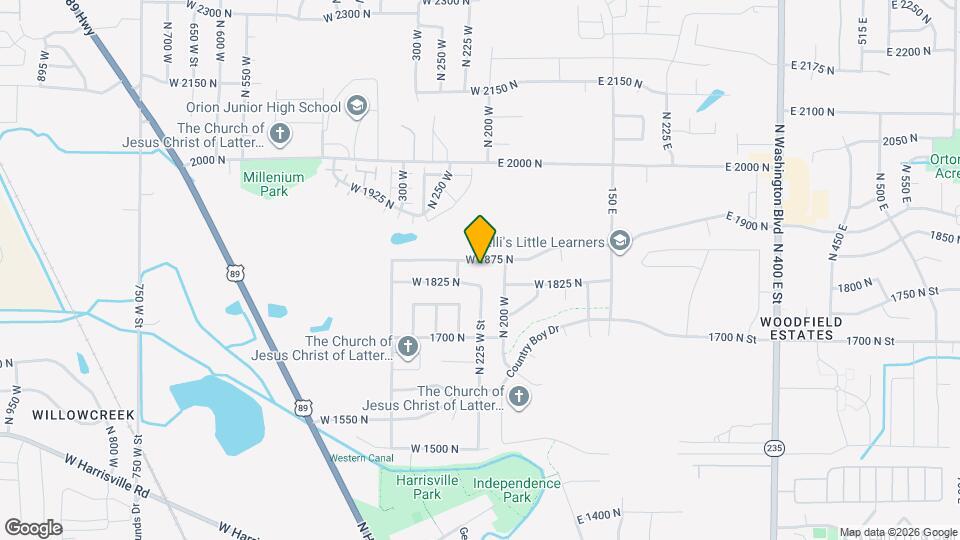 235 W 1875 N Map and Location Details