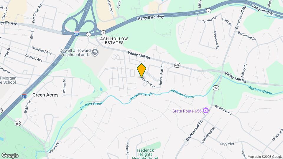 255 Waterford Ln Map and Location Details