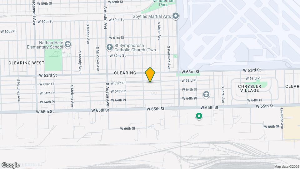 5737 W 63rd Pl Map and Location Details