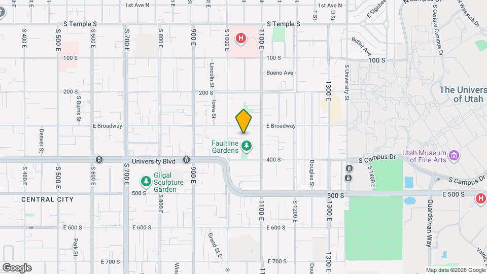 1037 E Linden Ave Mapa y Detalles de la Ubicación