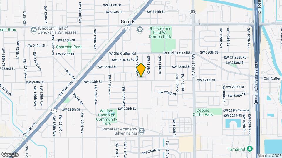 11625 SW 224th St Mapa y Detalles de la Ubicación