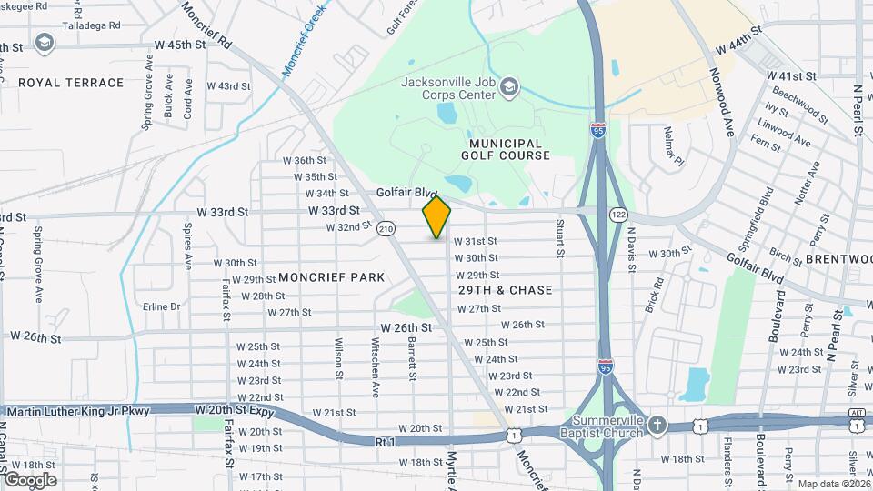 1316 W 31st St Map and Location Details