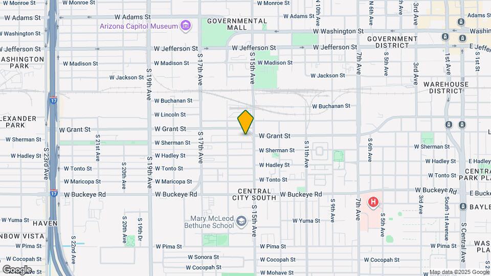 1508 W Sherman St Map and Location Details