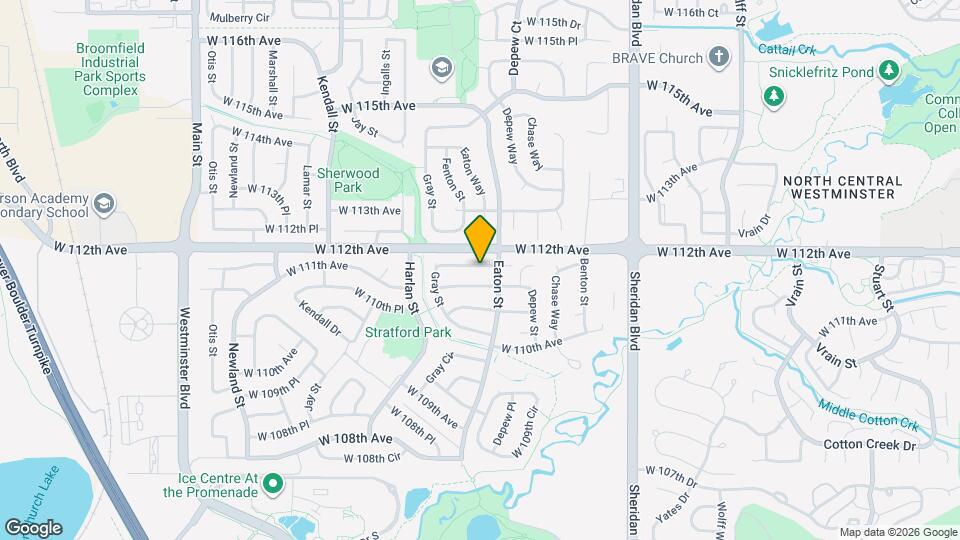 5730 W 111th Pl Map and Location Details