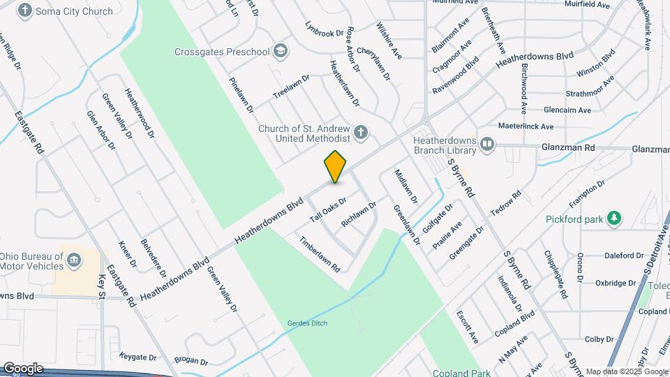 3735 Heatherdowns Blvd Mapa y Detalles de la Ubicación