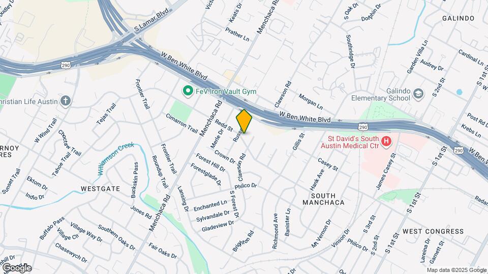 1706 Redd St Map and Location Details