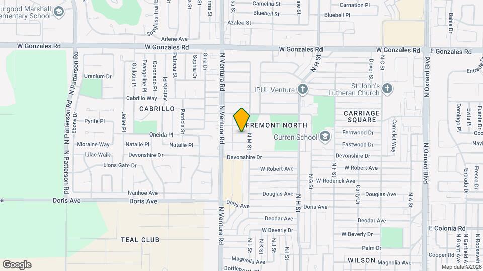 1337 Edgewood Way Map and Location Details