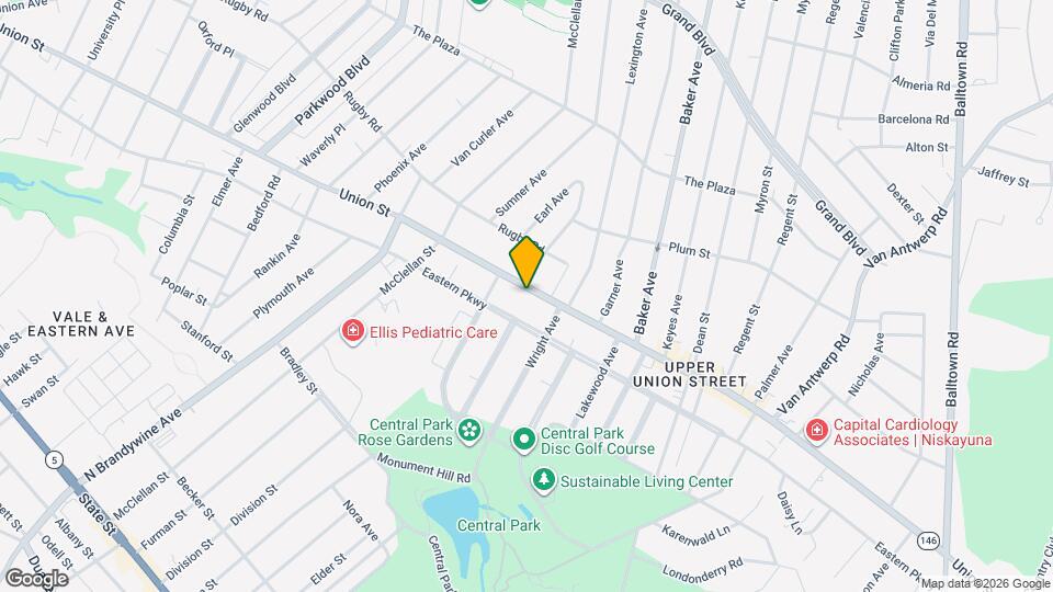 1544 Union St, Unit 2 Map and Location Details