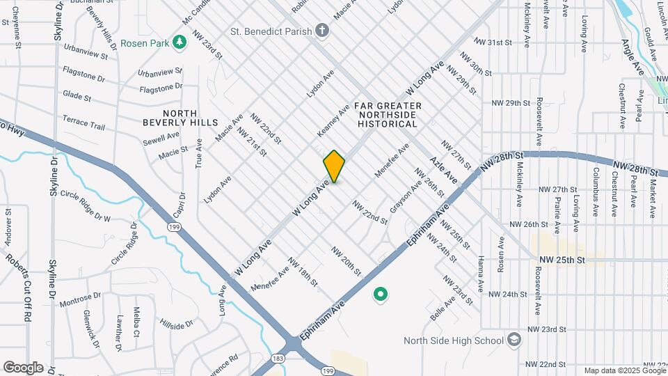 2616 NW 22nd St Map and Location Details