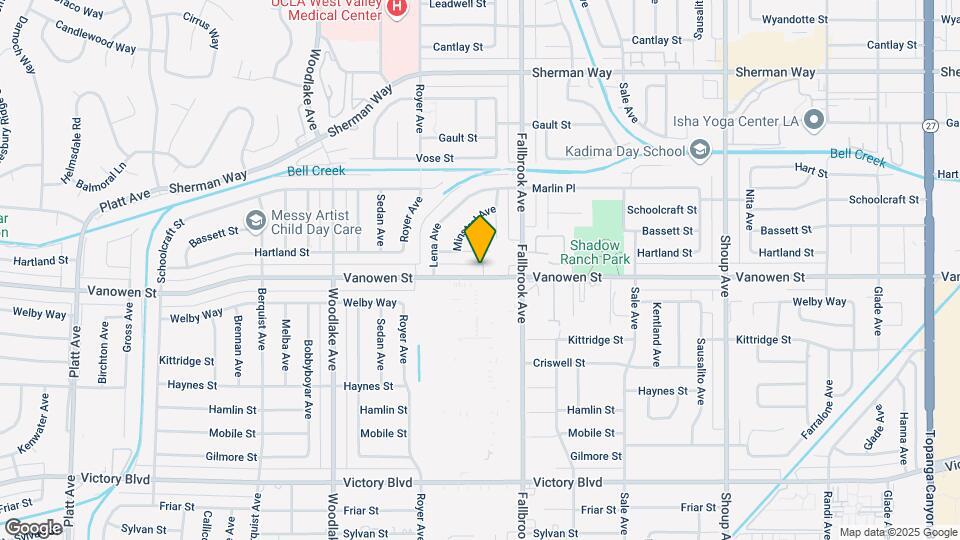 22855 Vanowen St Map and Location Details