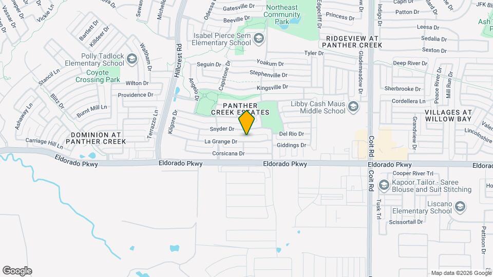 11546 La Grange Dr Map and Location Details