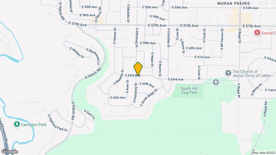 6305 S Pittsburg St Map and Location Details
