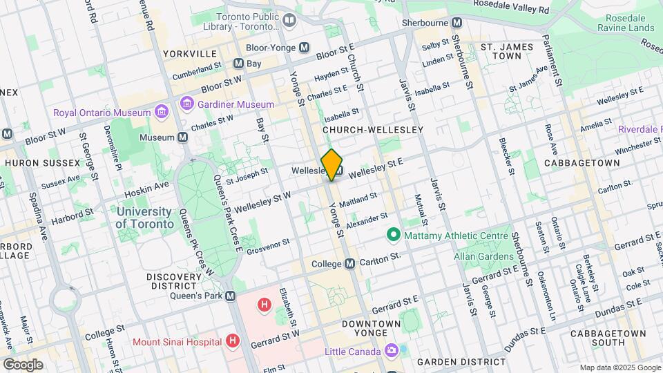 555-555 Yonge St Map and Location Details