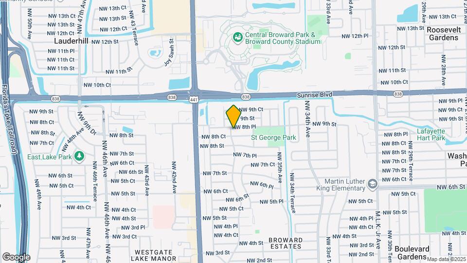 830 NW 38th Ave Map and Location Details