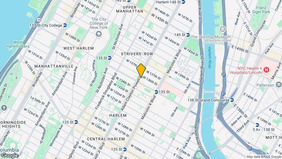2309 Adam Clayton Powell Jr Blvd Map and Location Details