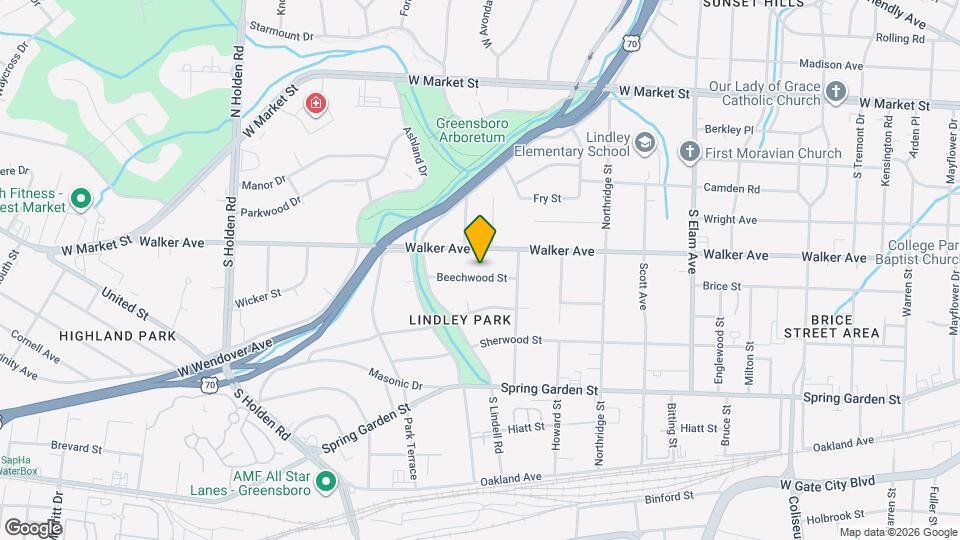 2616 Beechwood St Map and Location Details