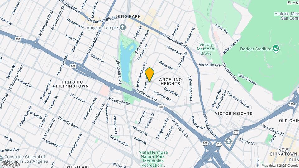 1132 W Edgeware Rd Map and Location Details