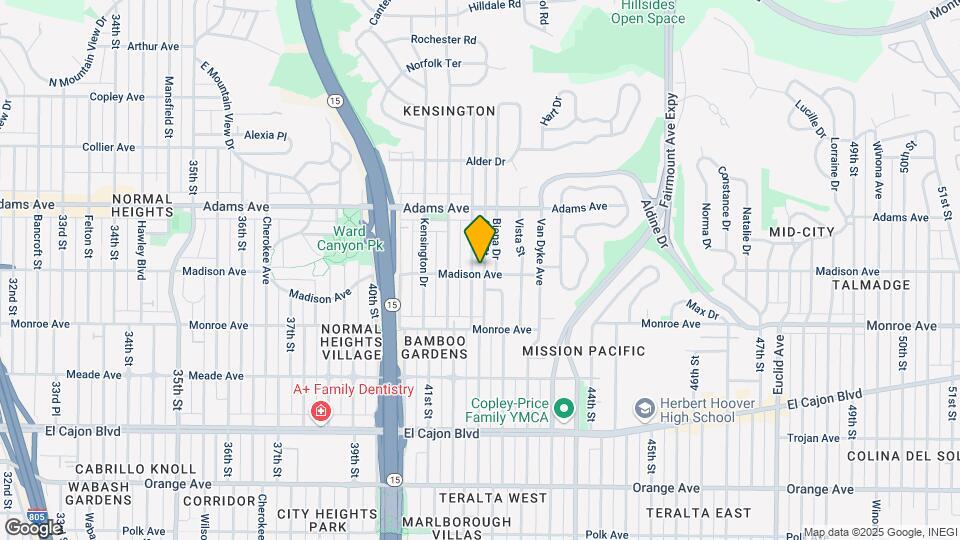 4180-4192 Madison Ave Map and Location Details