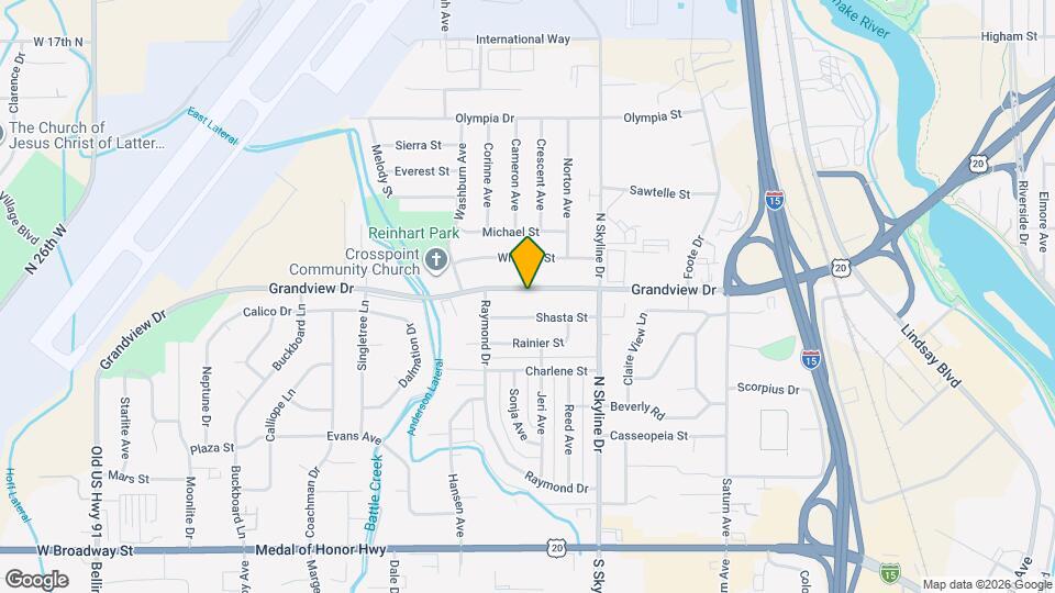 1739 Grandview Dr Map and Location Details