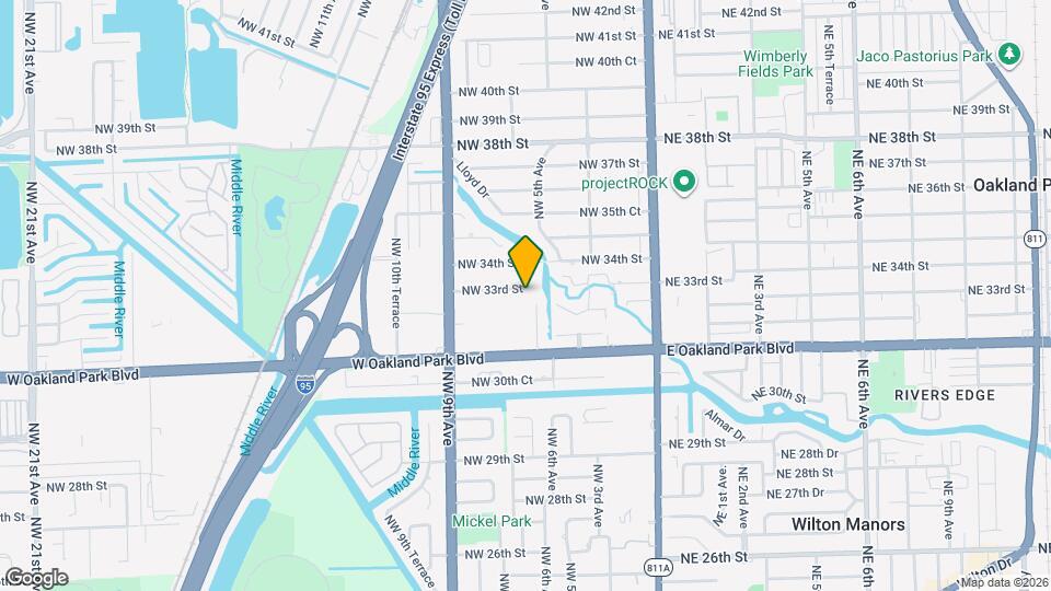 600 NW 33rd St Map and Location Details