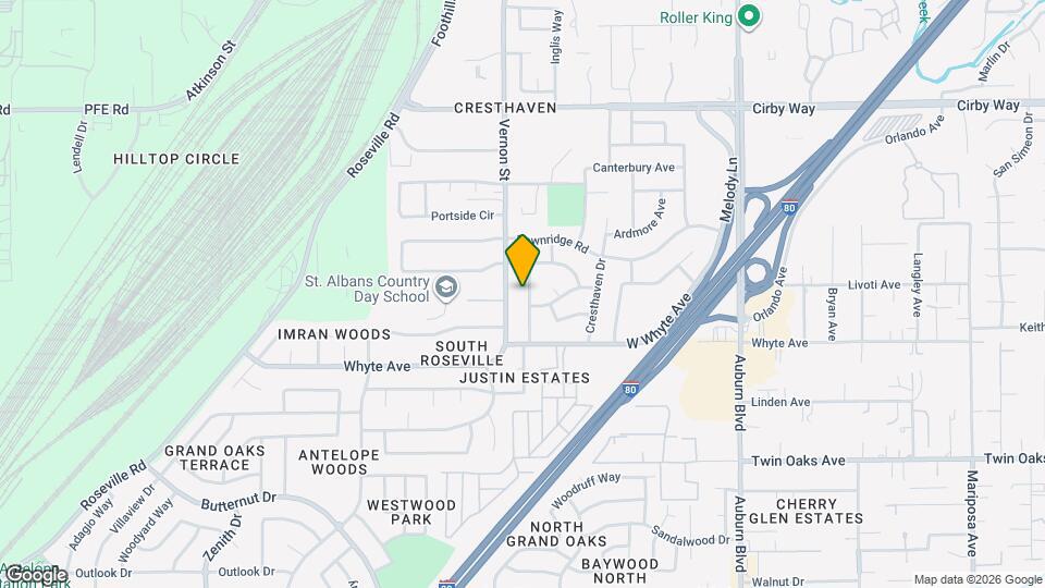 1208 Glenbrook Ave Map and Location Details