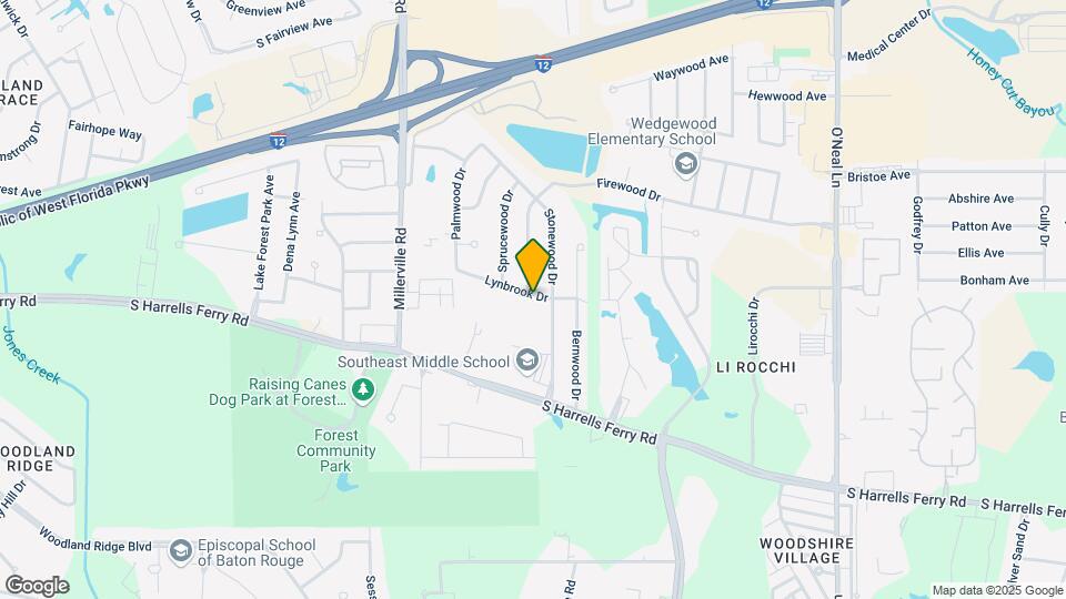 15016 Lynbrook Dr Map and Location Details