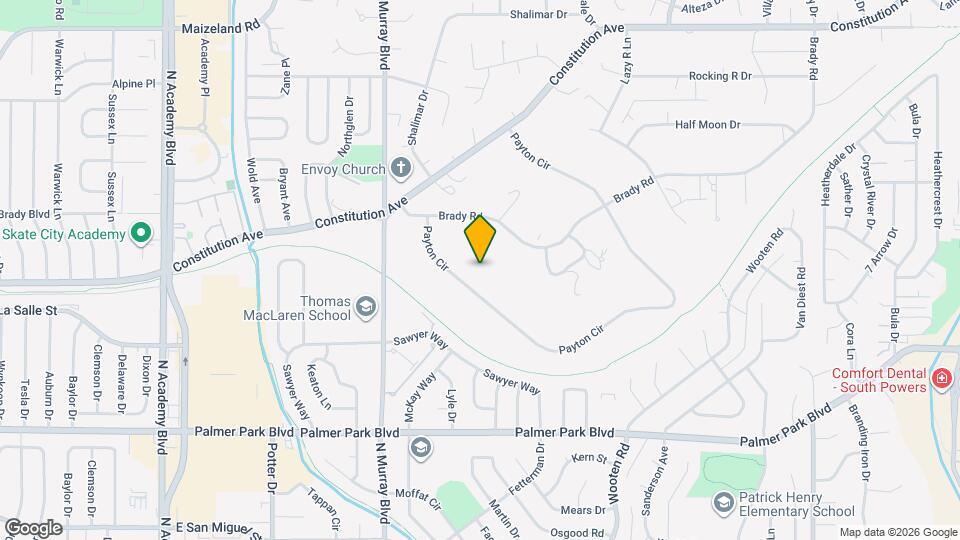 1912 Payton Cir, Unit Office Map and Location Details