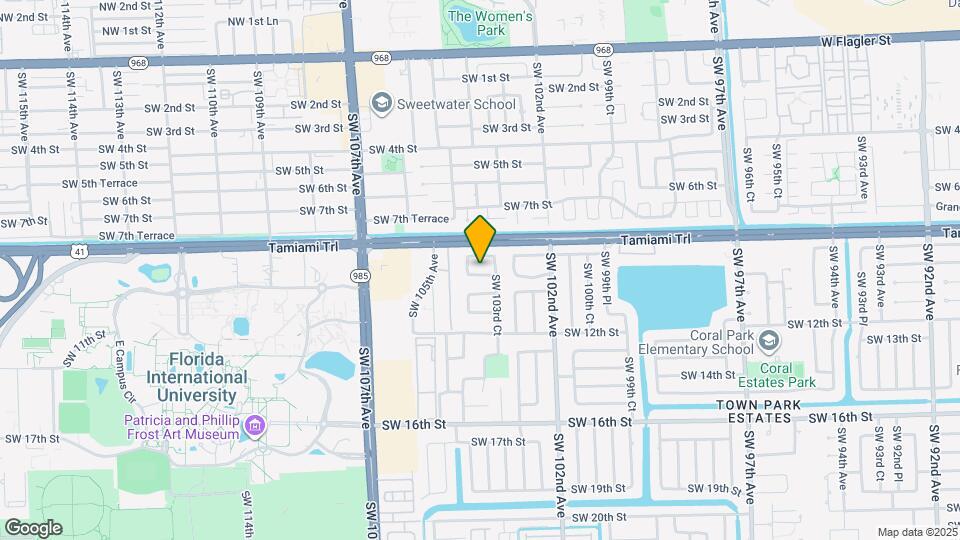 10365 SW 9th Terrace Map and Location Details