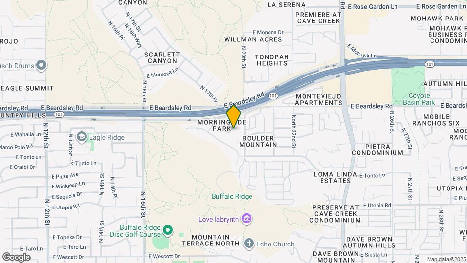 20007 N 19th St Map and Location Details