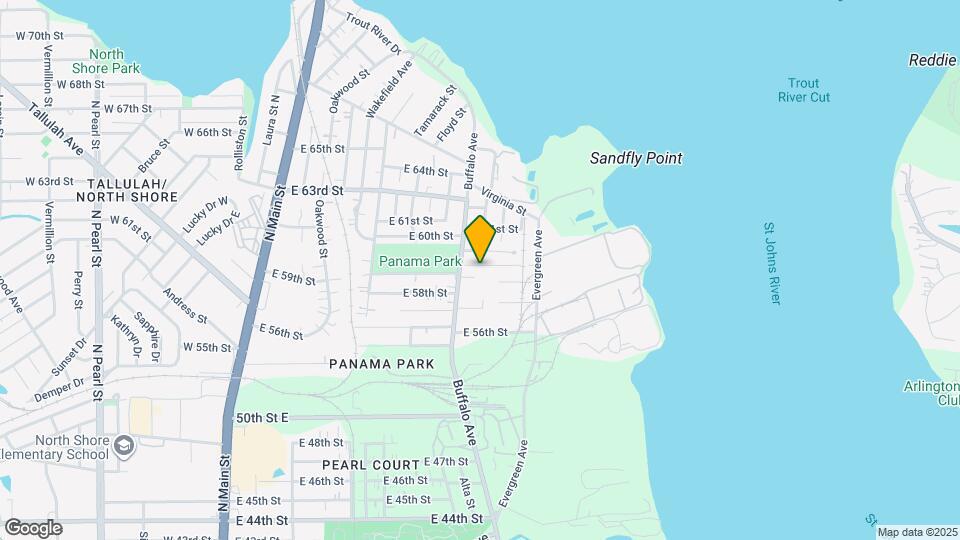 734 E 59th St Map and Location Details