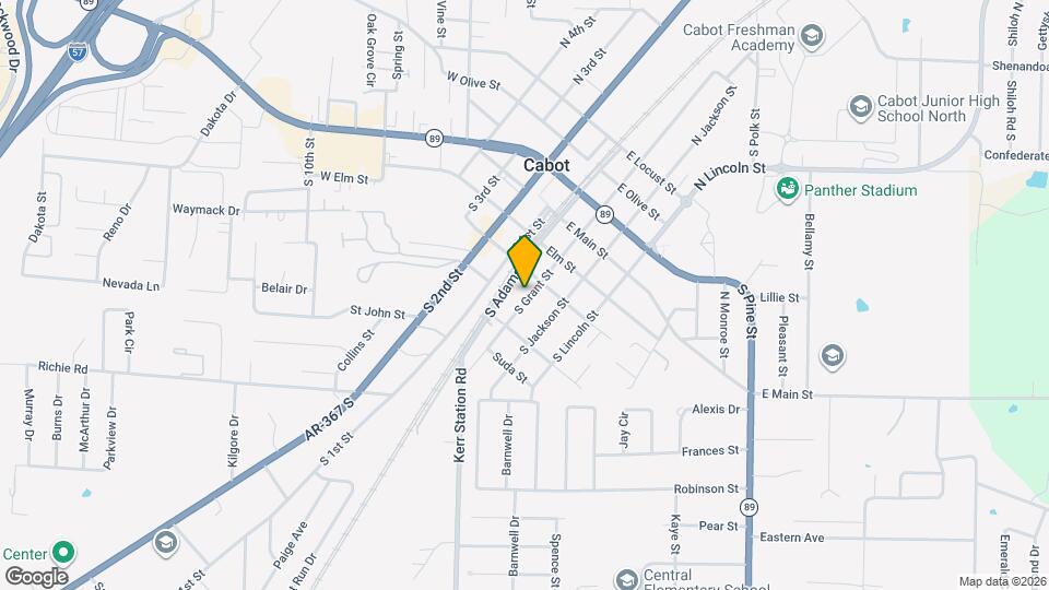 308 S Grant St Map and Location Details