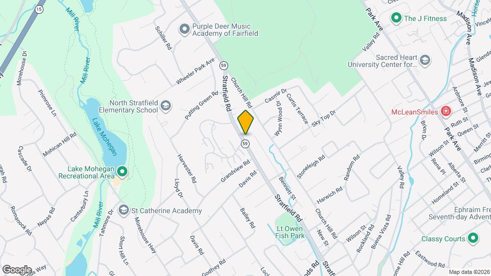 1908 Stratfield Rd Map and Location Details