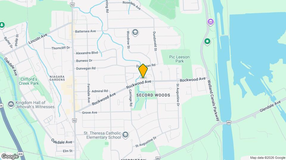 87 Rockwood Ave Map and Location Details