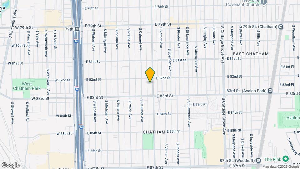 8222 S King Dr Mapa y Detalles de la Ubicación
