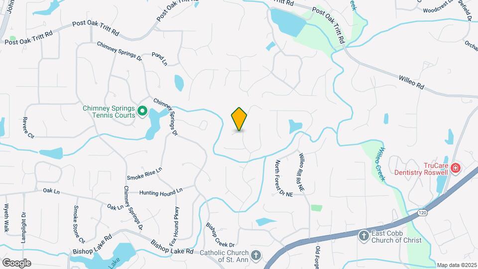 4820 Hill Creek Ct Map and Location Details